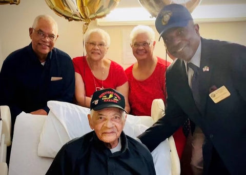 At 108-Years-Old, One of the First Montford Point Marines Honored For His WWII Service